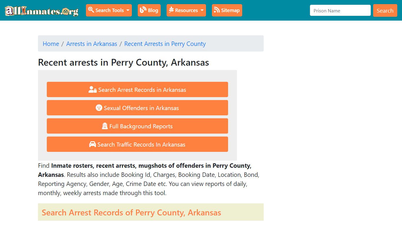 Recent arrests in Perry County, Arkansas | Mugshots, Rosters, Inmates ...